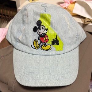 Disney Light Blue Mickey Mouse Hat